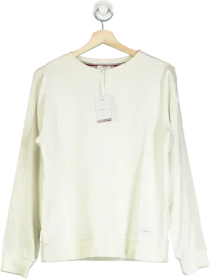 Tommy Hilfiger Cream Established Track Pyjama Top UK S/M