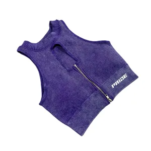 Top deportivo Inspire para mujer Pride Activewear - Morado