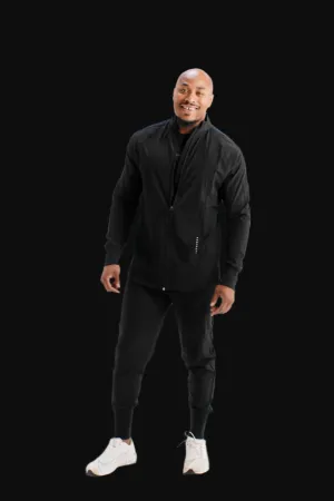 Total War Lux Full-Zip Jacket - Midnight Black