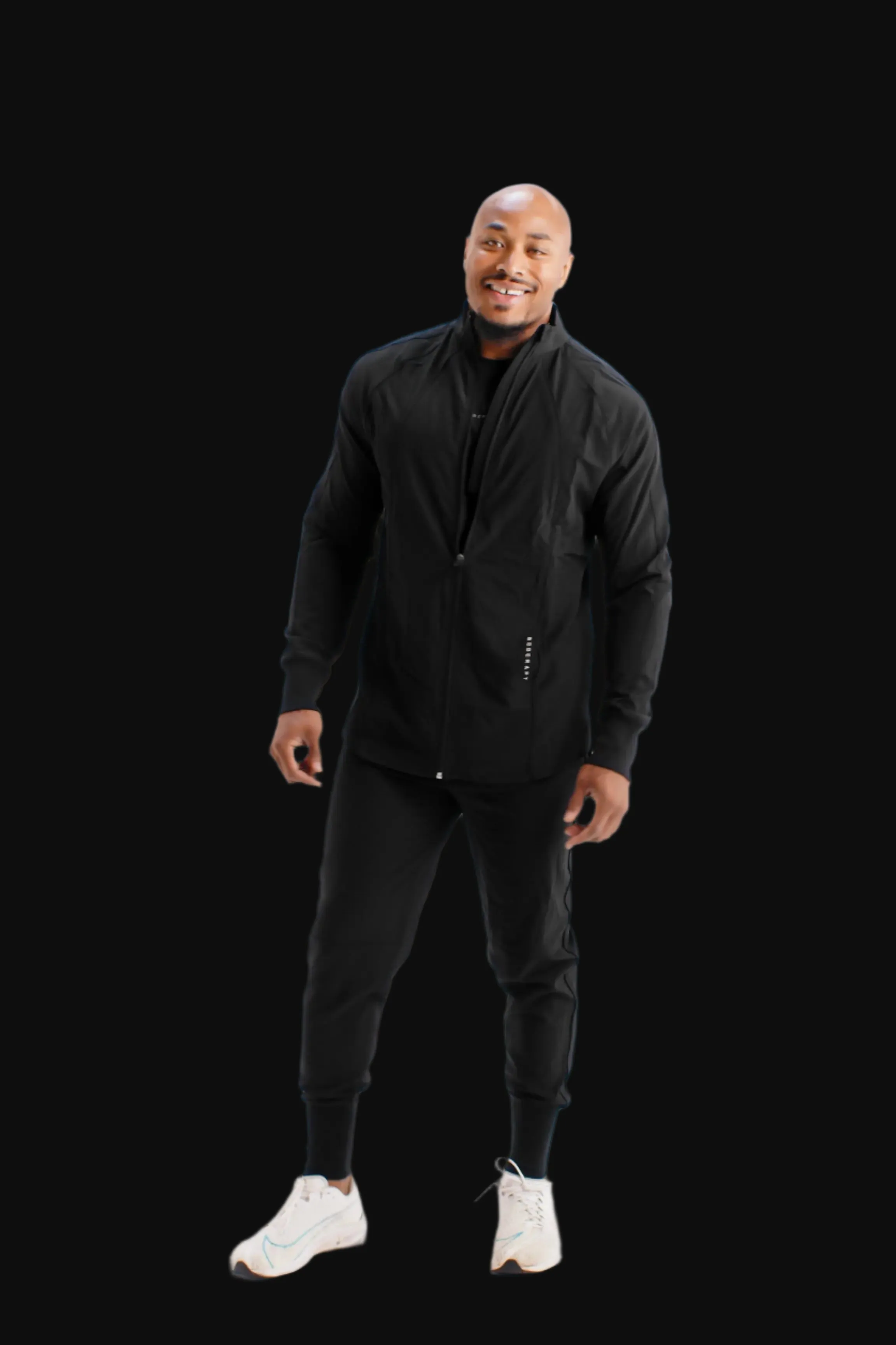 Total War Lux Full-Zip Jacket - Midnight Black