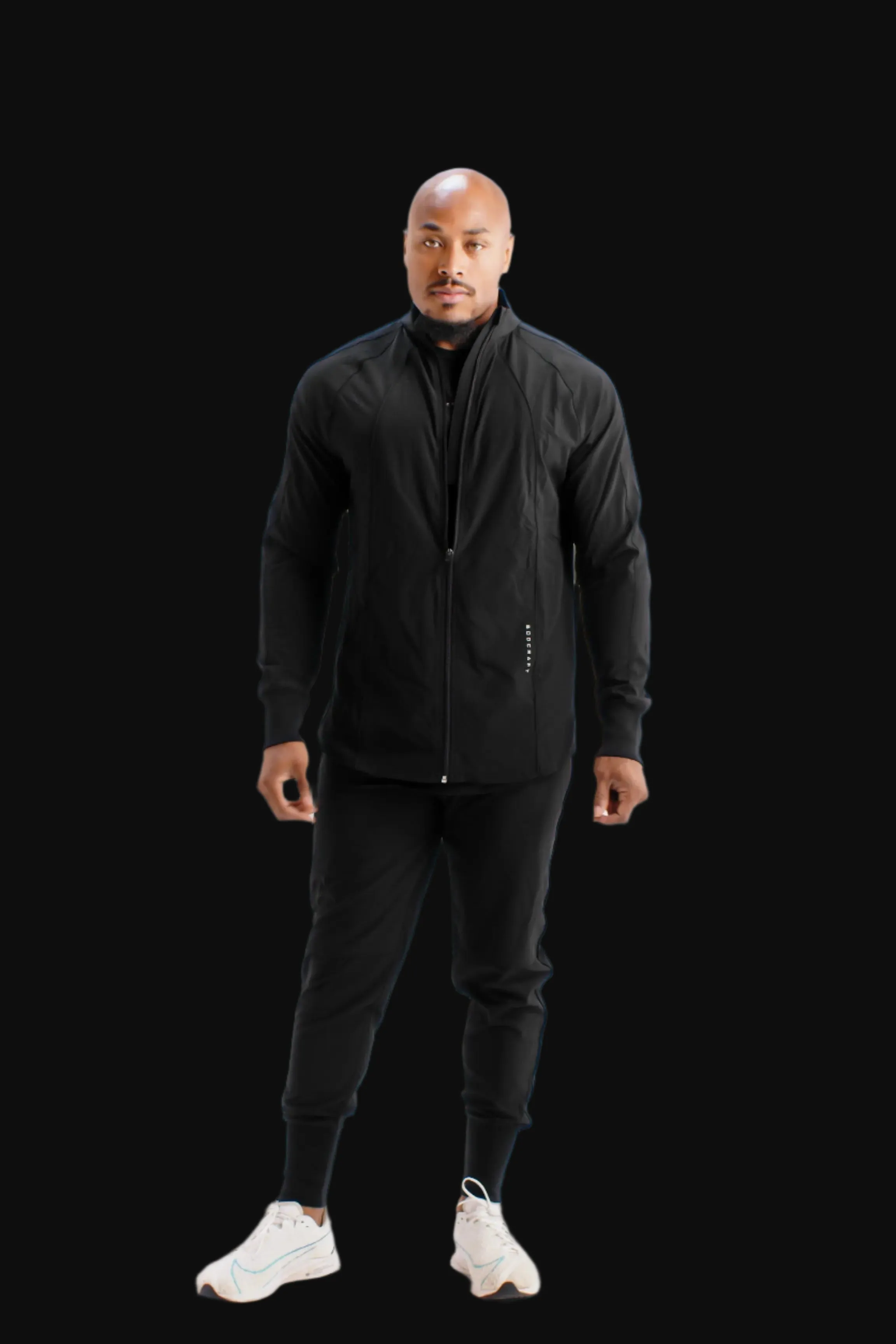 Total War Lux Full-Zip Jacket - Midnight Black
