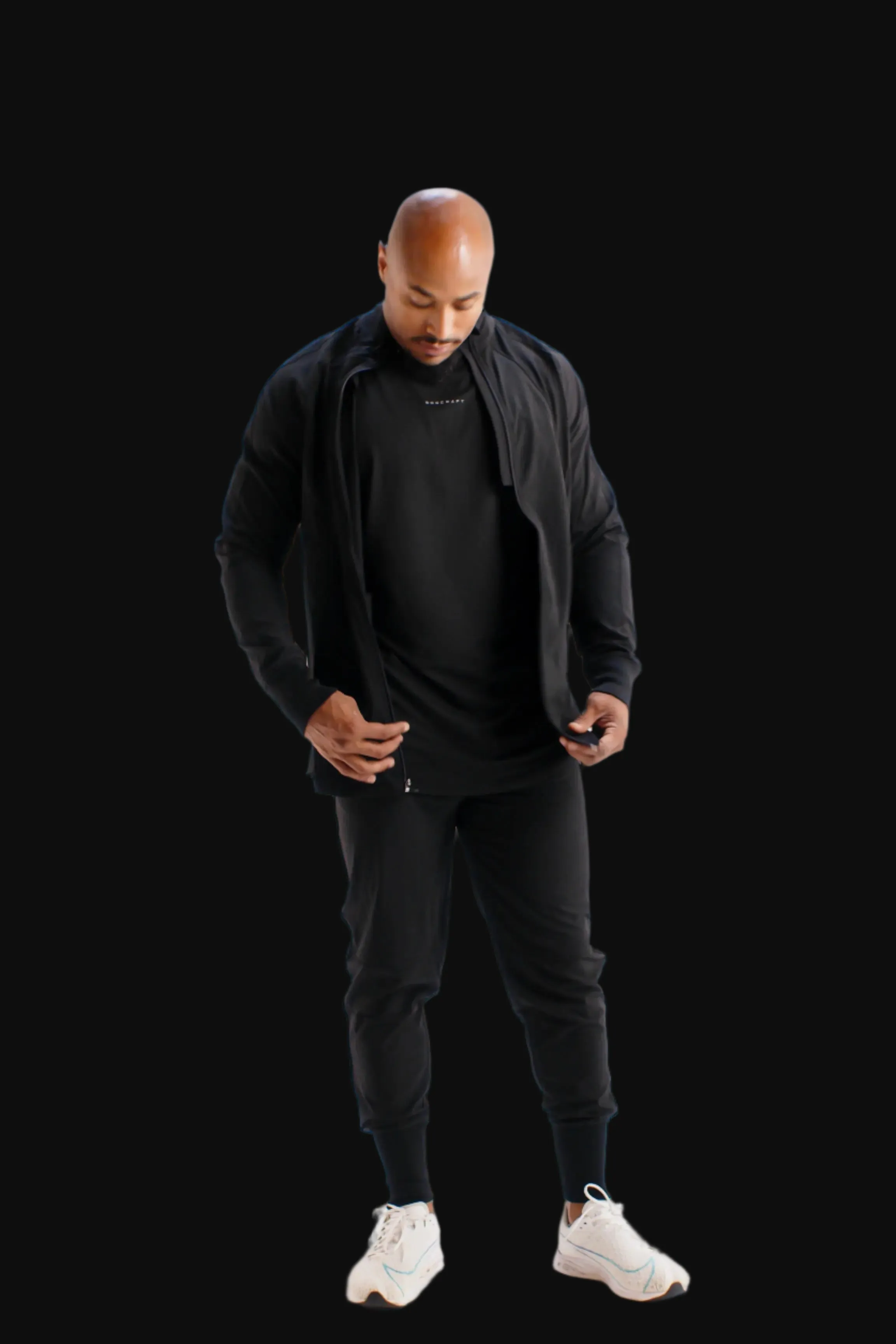 Total War Lux Full-Zip Jacket - Midnight Black