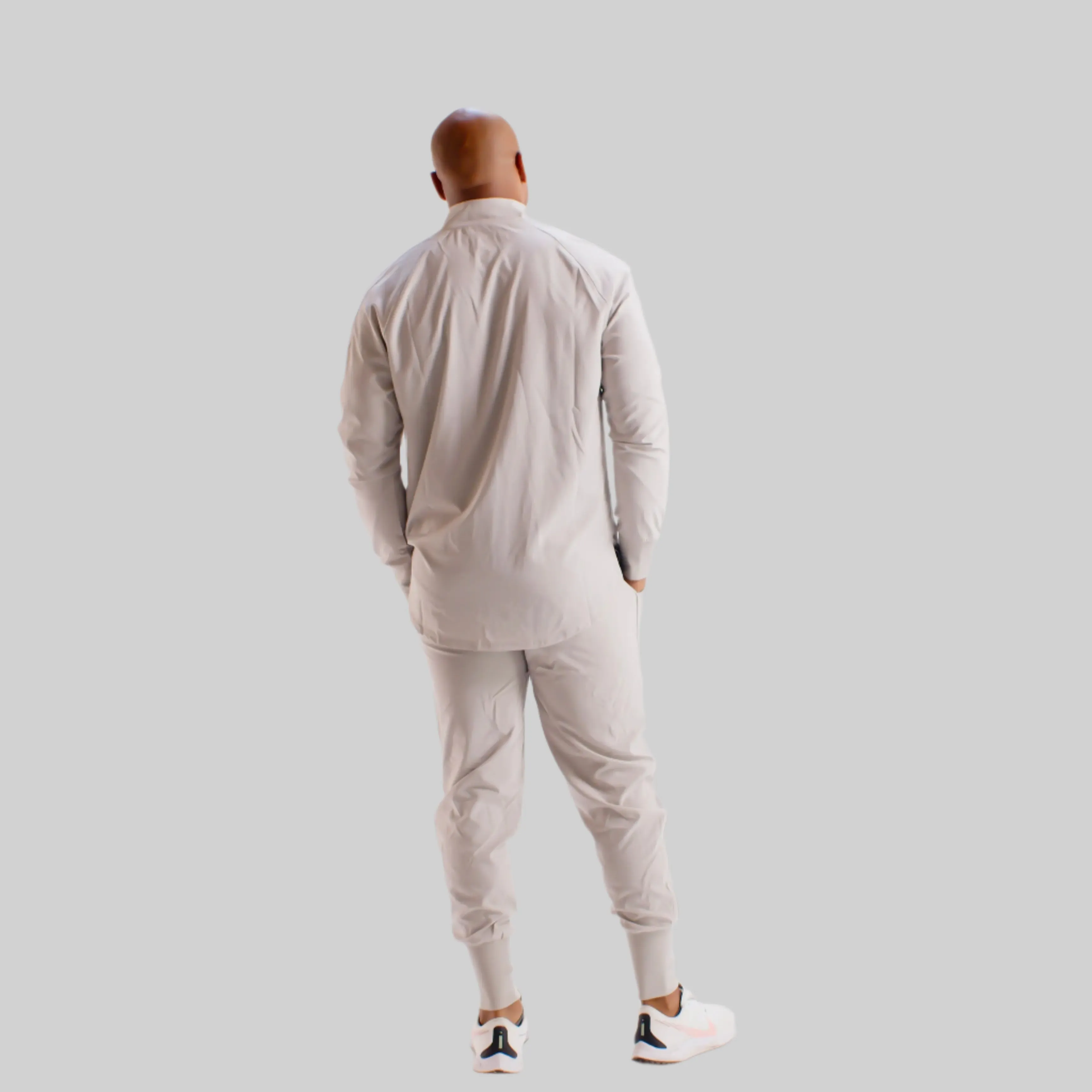 Total War Lux Full-Zip Jacket - Pebble Grey