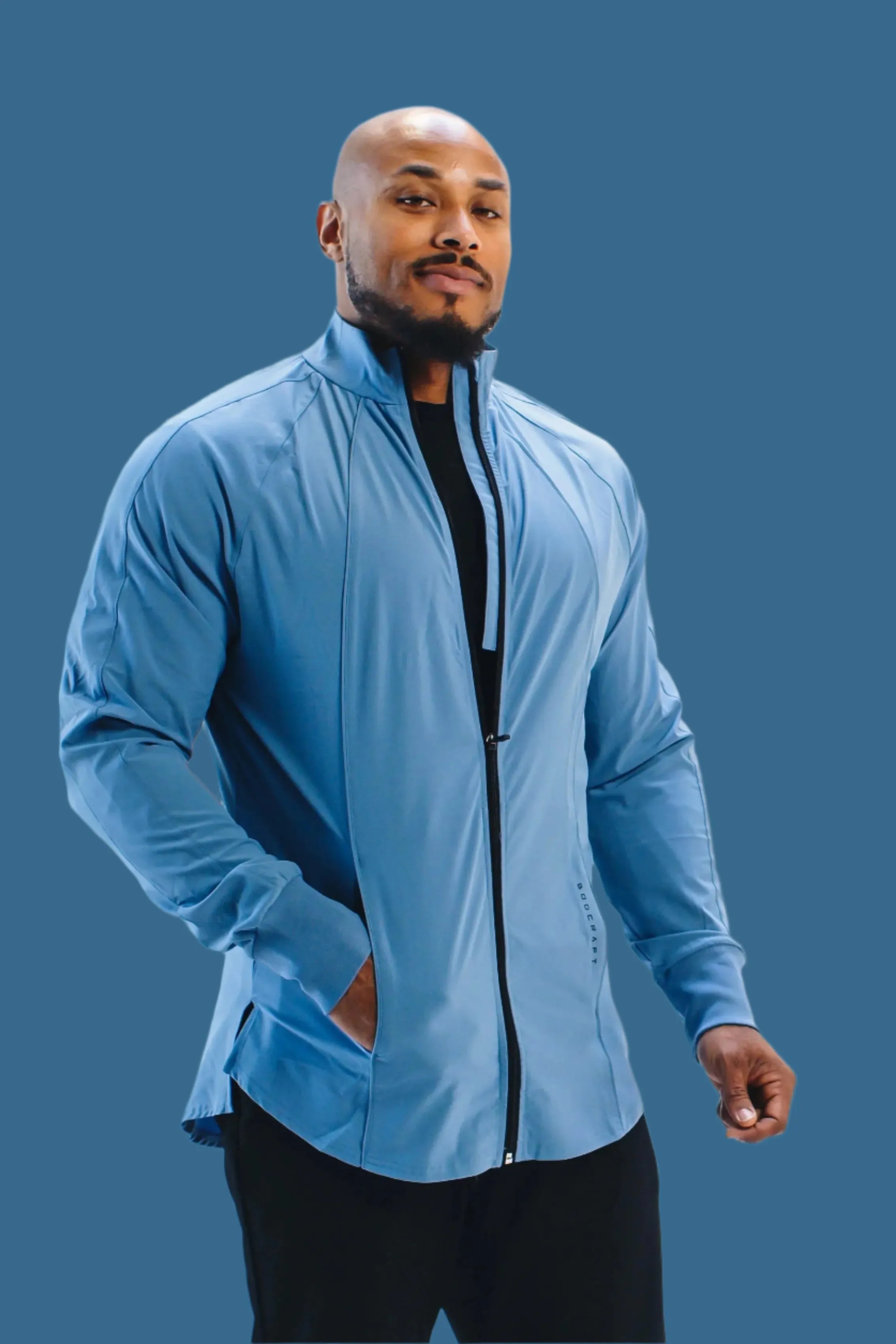 Total War Lux Full-Zip Jacket - Sapphire Blue