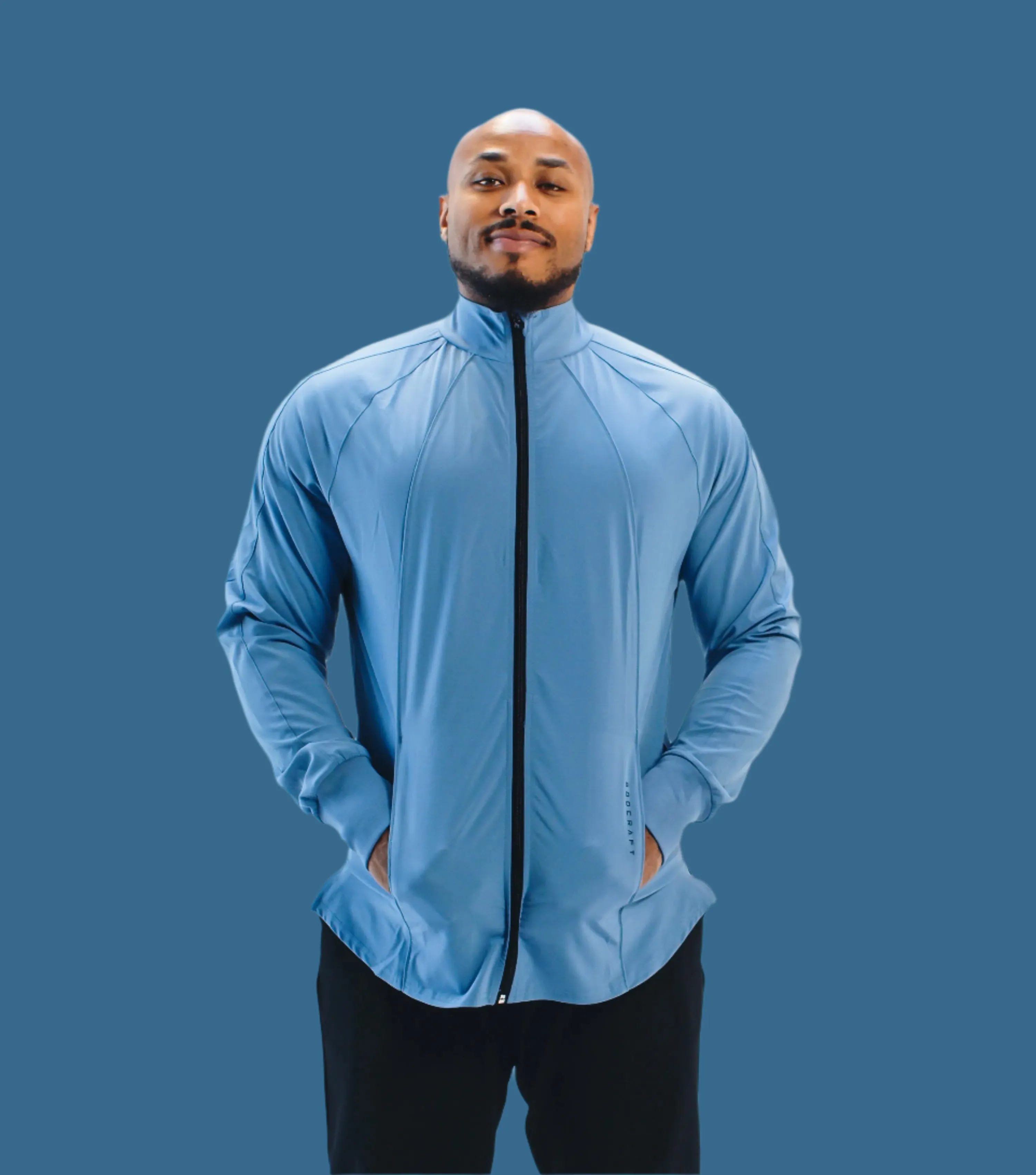 Total War Lux Full-Zip Jacket - Sapphire Blue