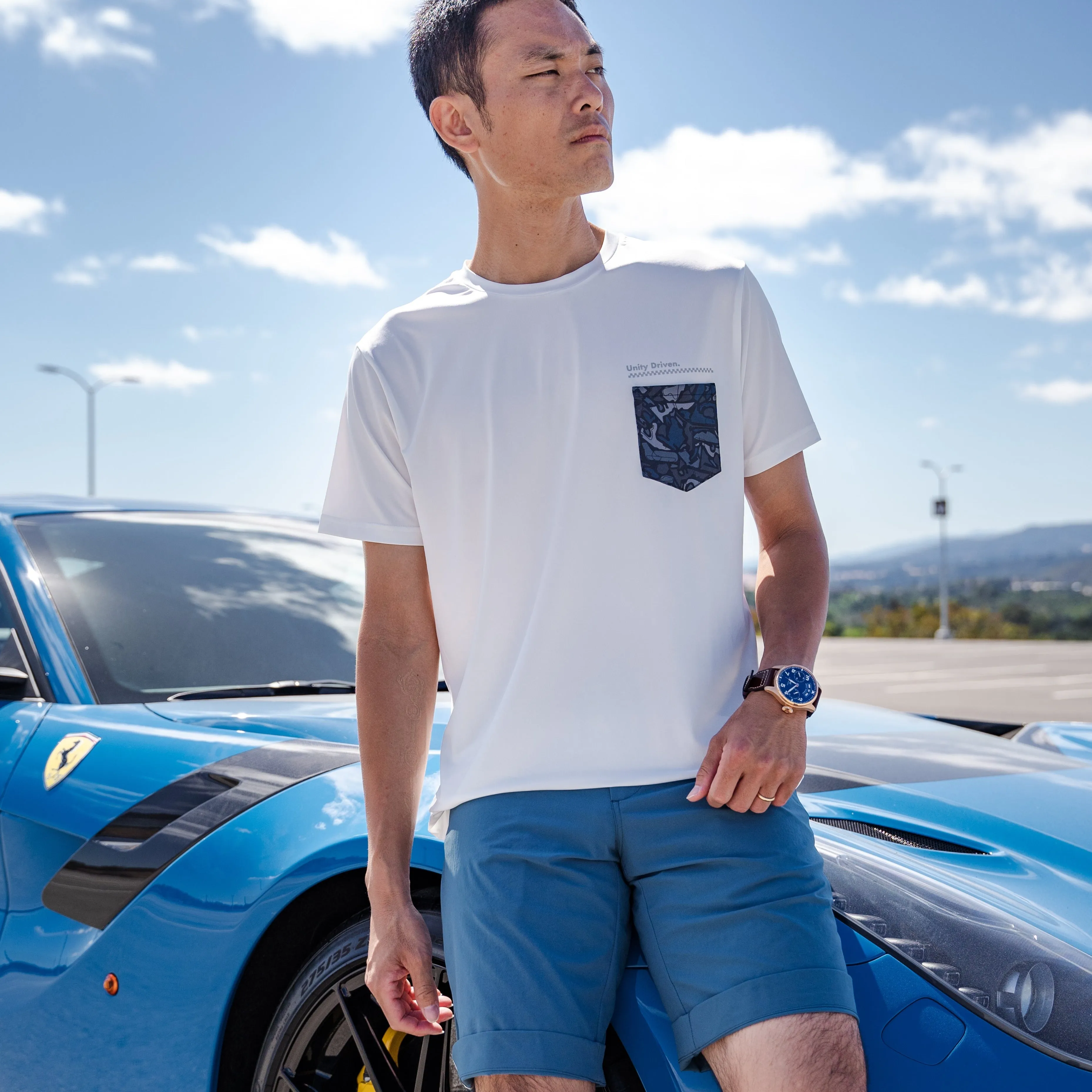 Track Skin Pocket Active Tee