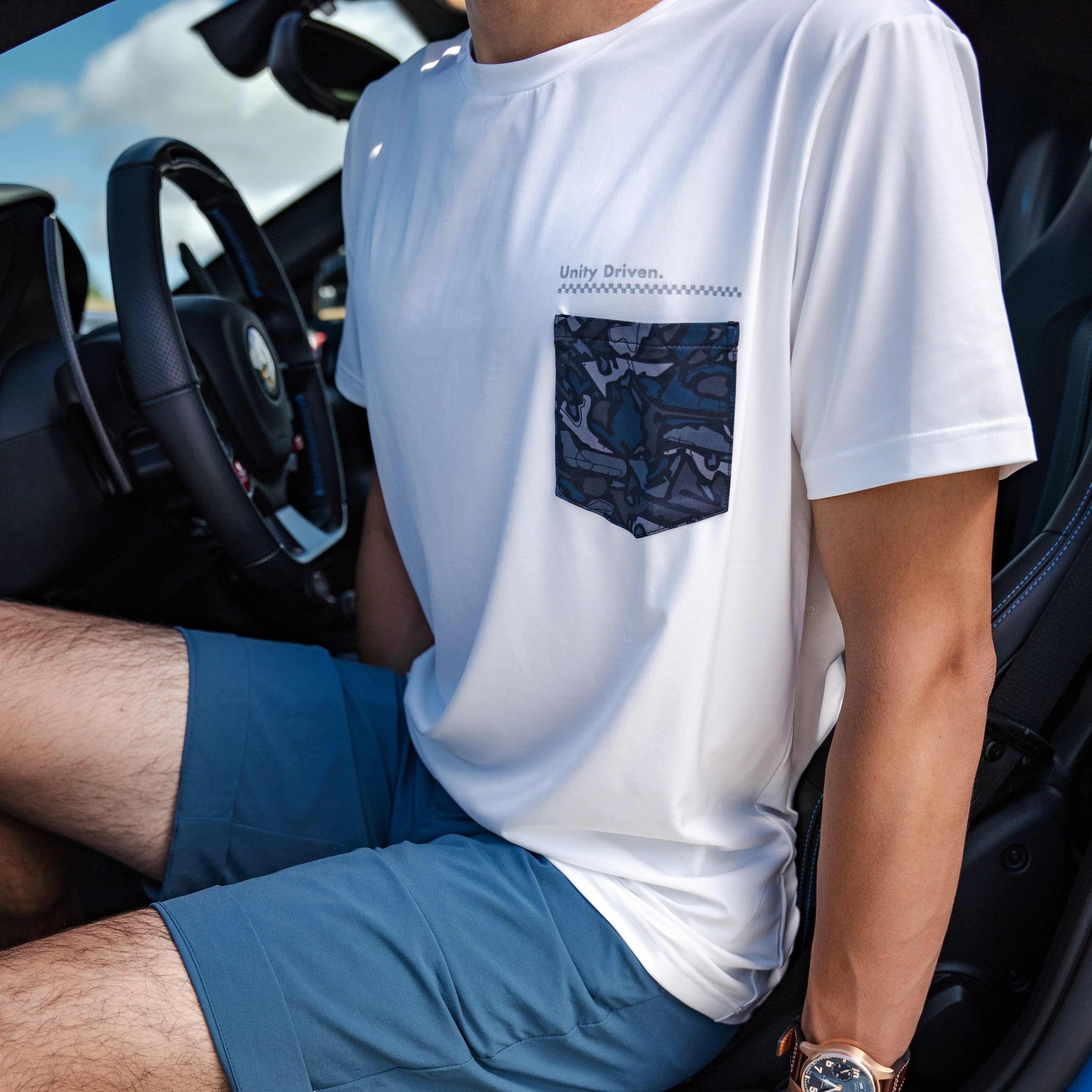 Track Skin Pocket Active Tee