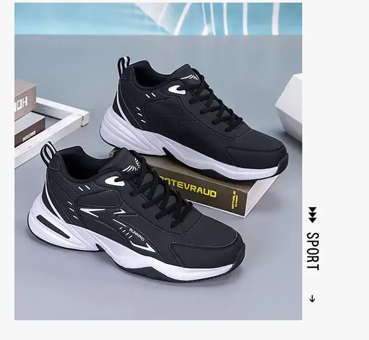 Trendy Breathable Thick Sole Men’s Casual Sneakers