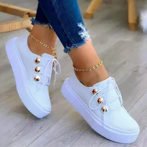 Trendy platform sneakers