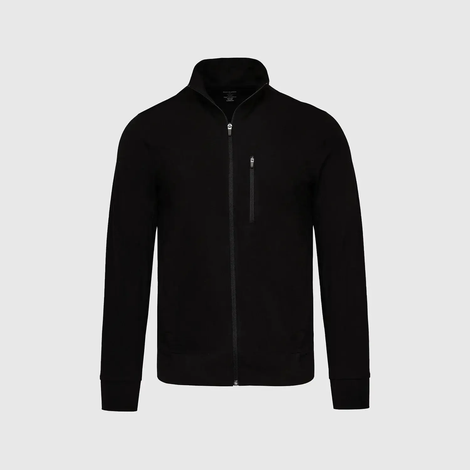 True Classic Full Zip Active Jacket in Black