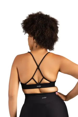 TSAI SPORT BRA BLACK