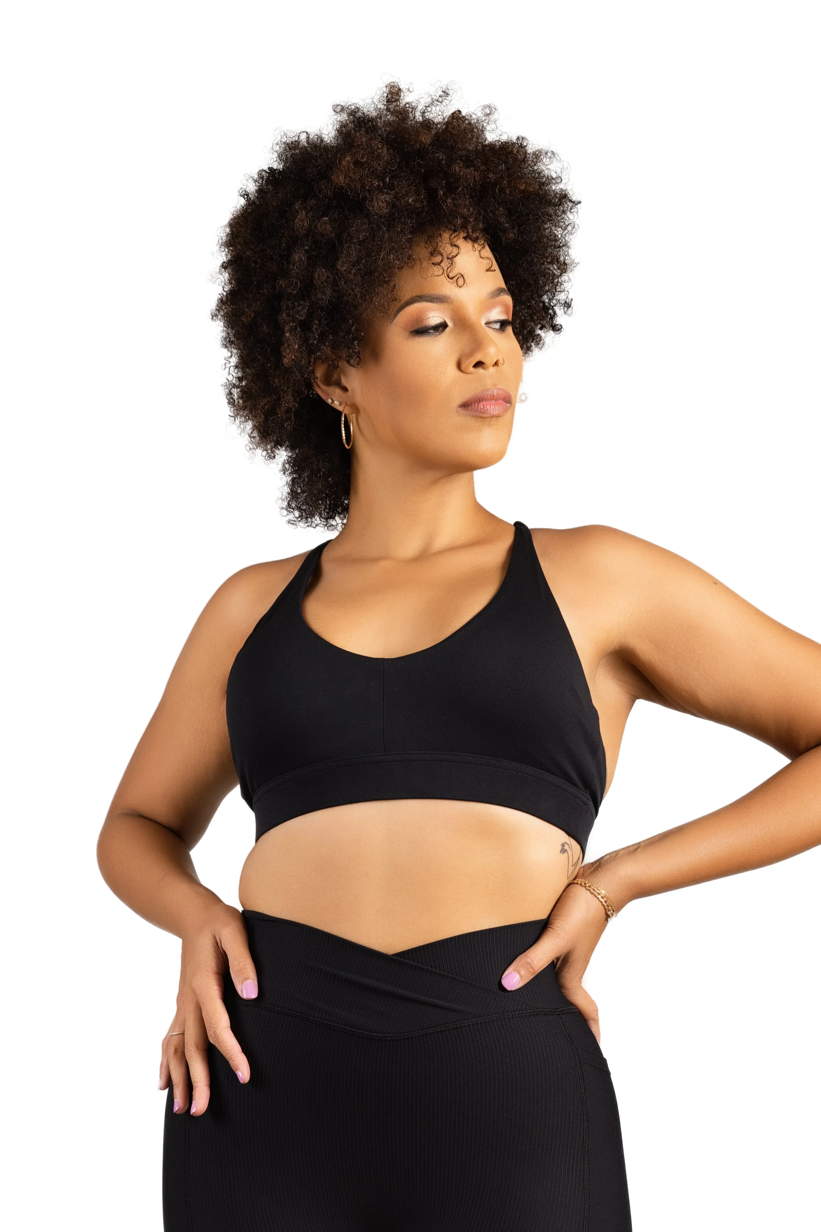 TSAI SPORT BRA BLACK