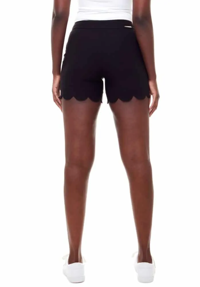 Tyler Madison Taylor Scalloped Techno Short