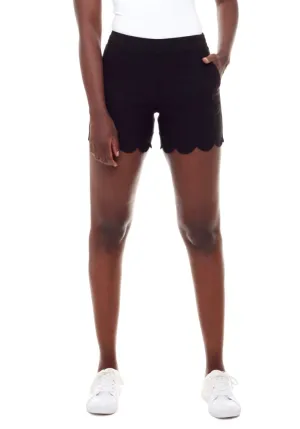 Tyler Madison Taylor Scalloped Techno Short