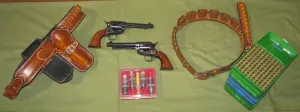 Uberti 45 Colt cattlemen and accessories