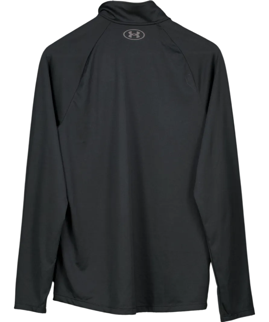 Under Armour Black Men's Ua Tech™ ½ Zip Long Sleeve UK M