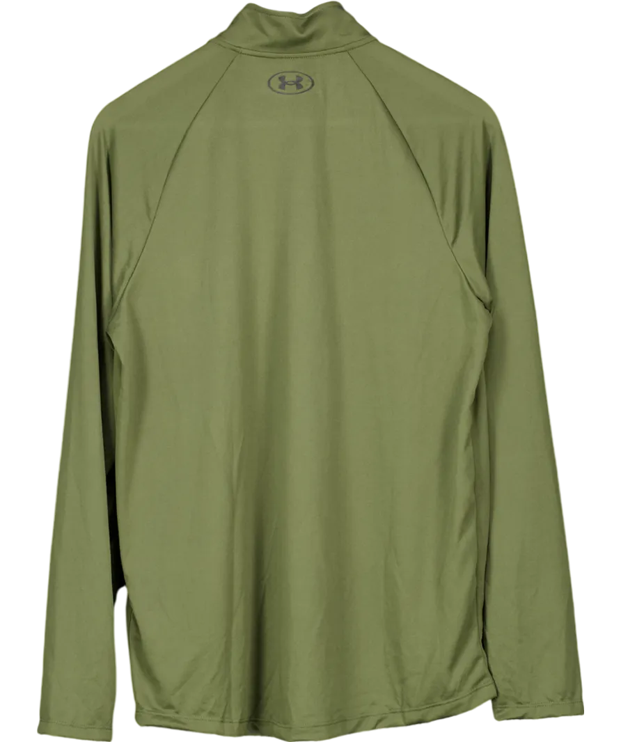 Under Armour Green Men's Ua Tech™ ½ Zip Long Sleeve UK M