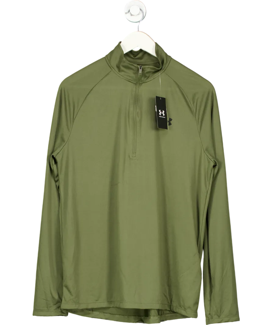Under Armour Green Men's Ua Tech™ ½ Zip Long Sleeve UK M