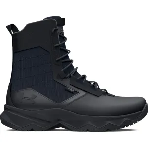 'Under Armour' Men's 8" Stellar G2 SR Side Zip Soft Toe - Black