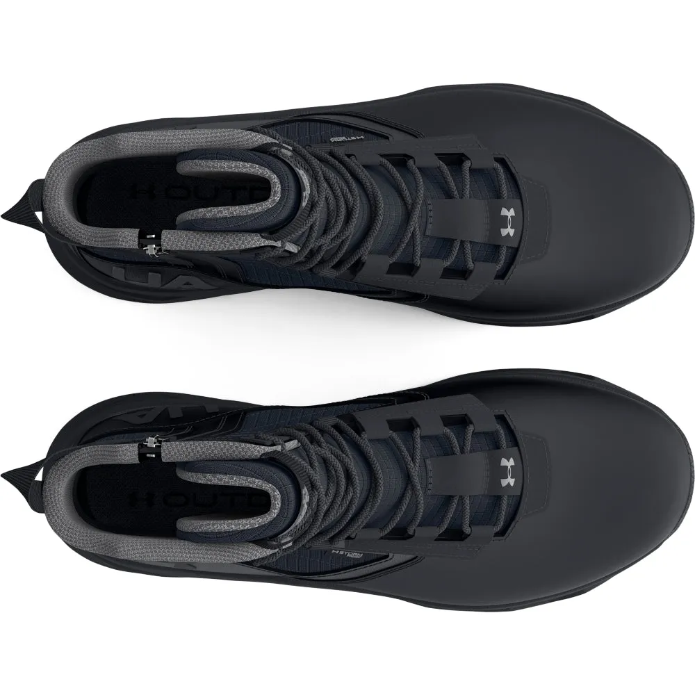 'Under Armour' Men's 8" Stellar G2 SR Side Zip Soft Toe - Black