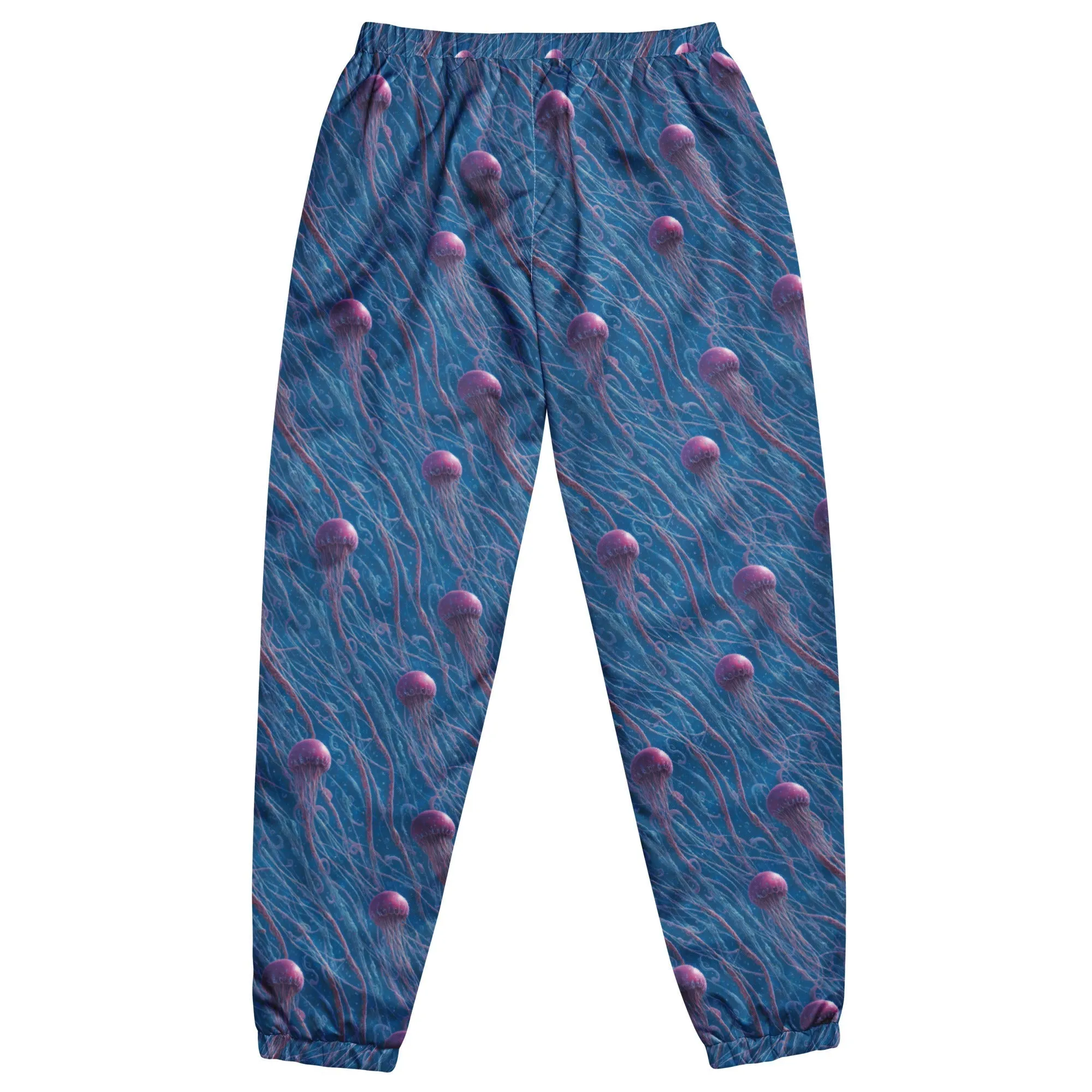 Unisex Track Pants - Blue and Violet Jellyfishes