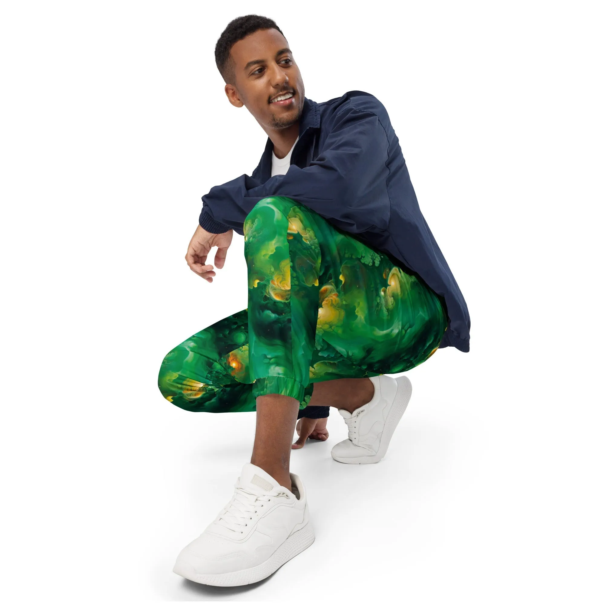Unisex Track Pants - Viridian Shroud