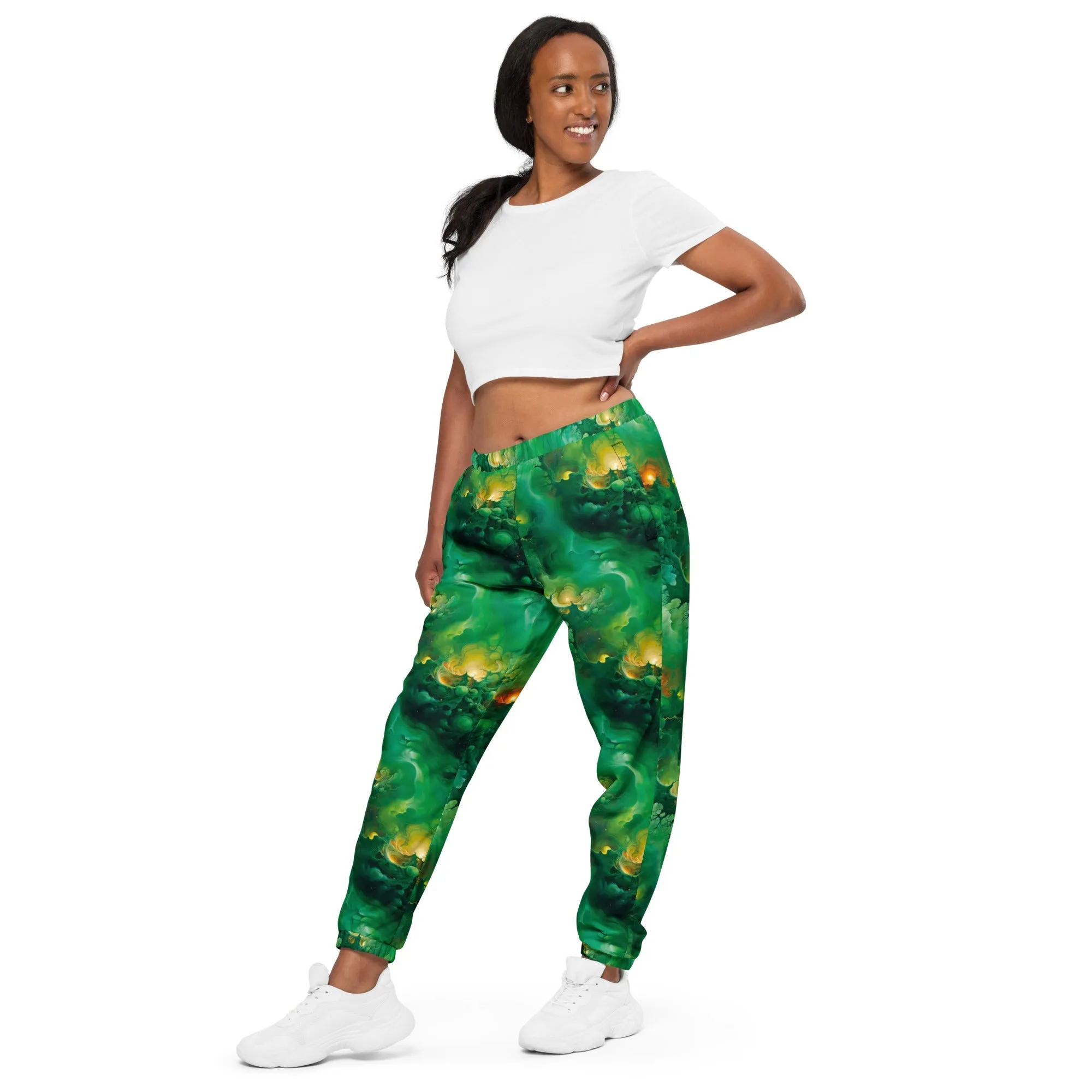 Unisex Track Pants - Viridian Shroud