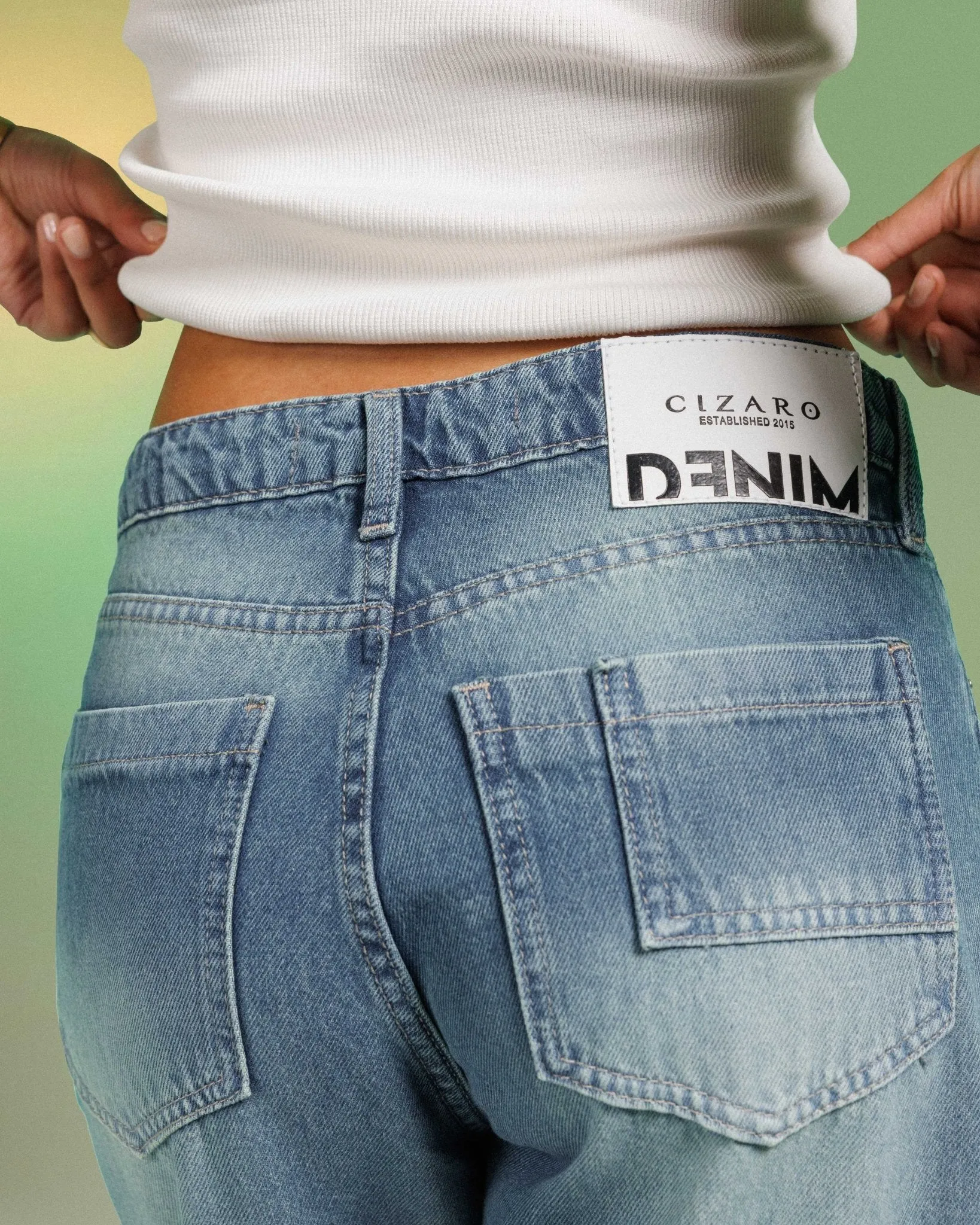 Unisex | Wide Leg - Vintage Deep Blue Jeans