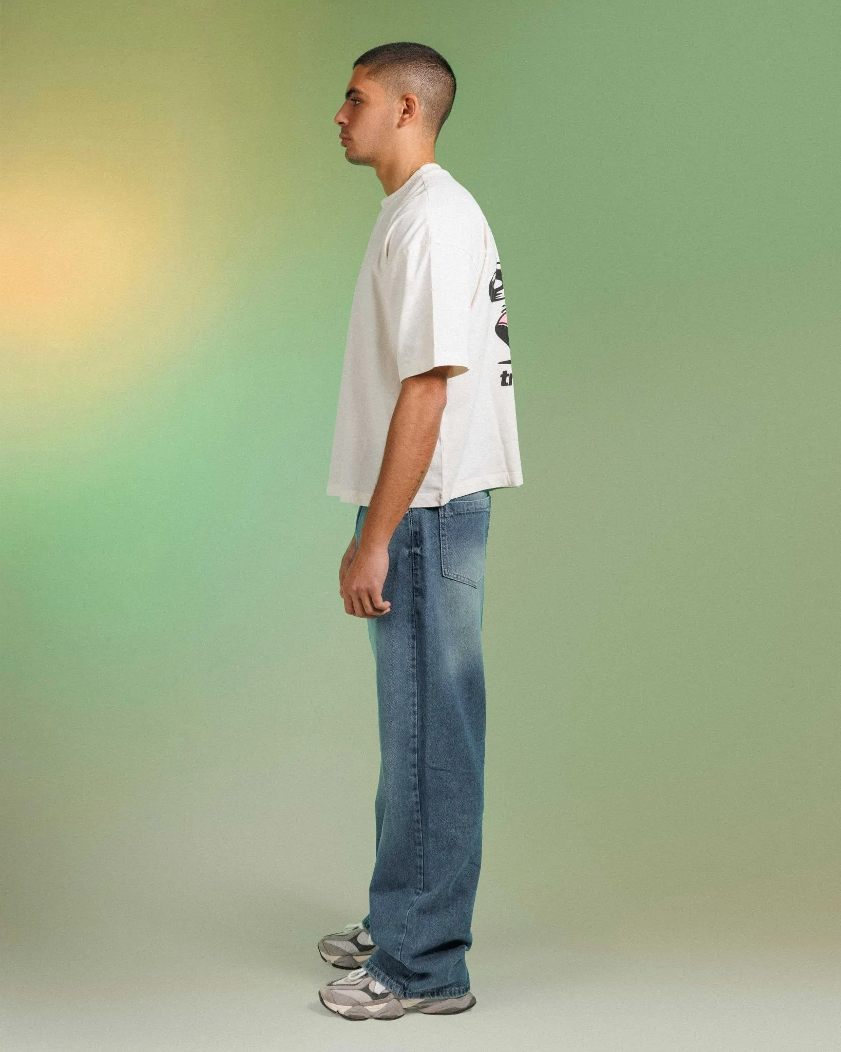 Unisex | Wide Leg - Vintage Deep Blue Jeans