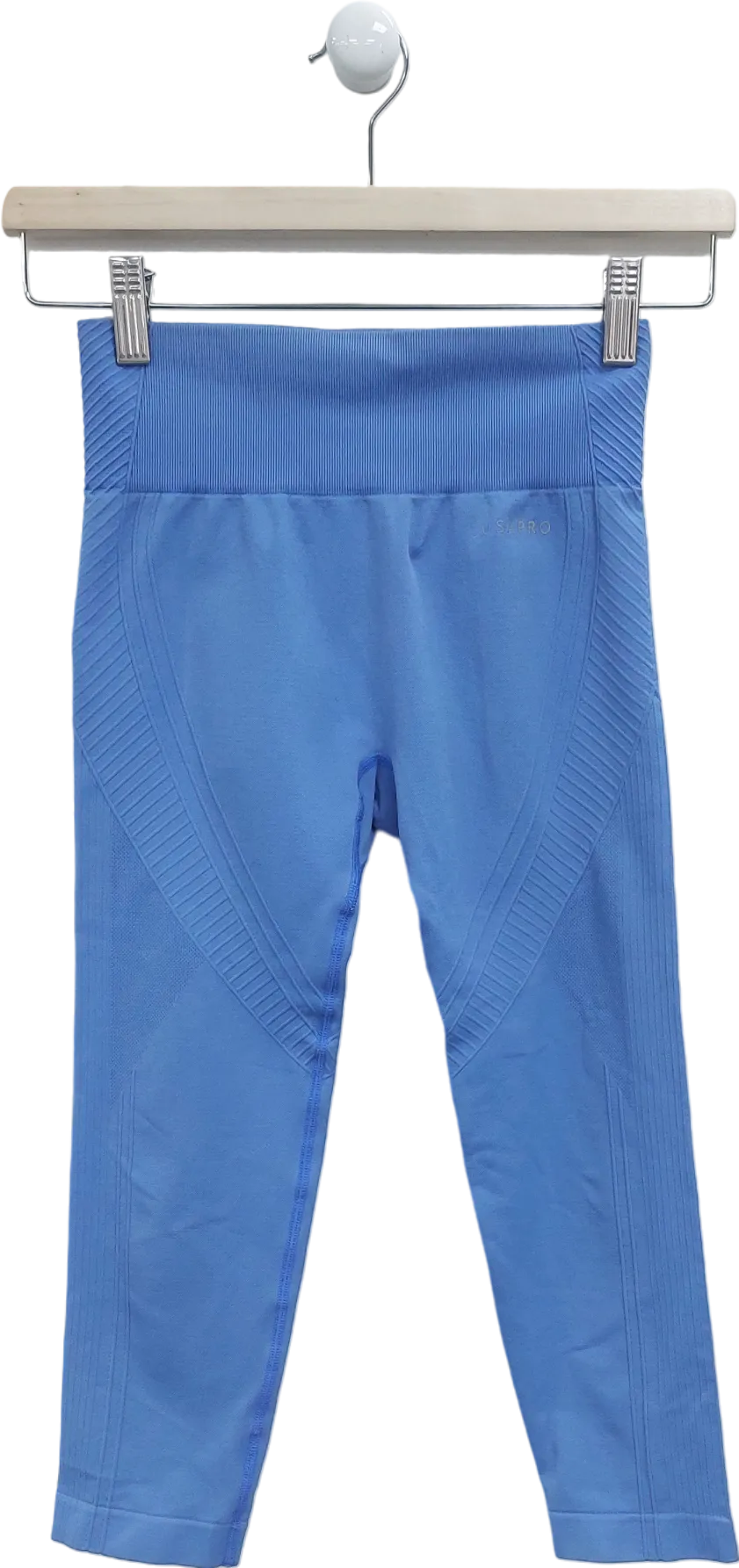 USA Pro Blue Cropped Leggings UK 8