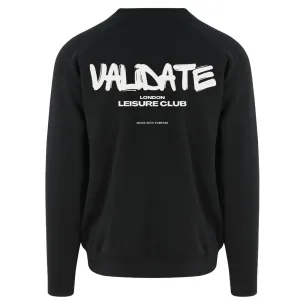 Validate Pathfinder Back Print Sweatshirt Black
