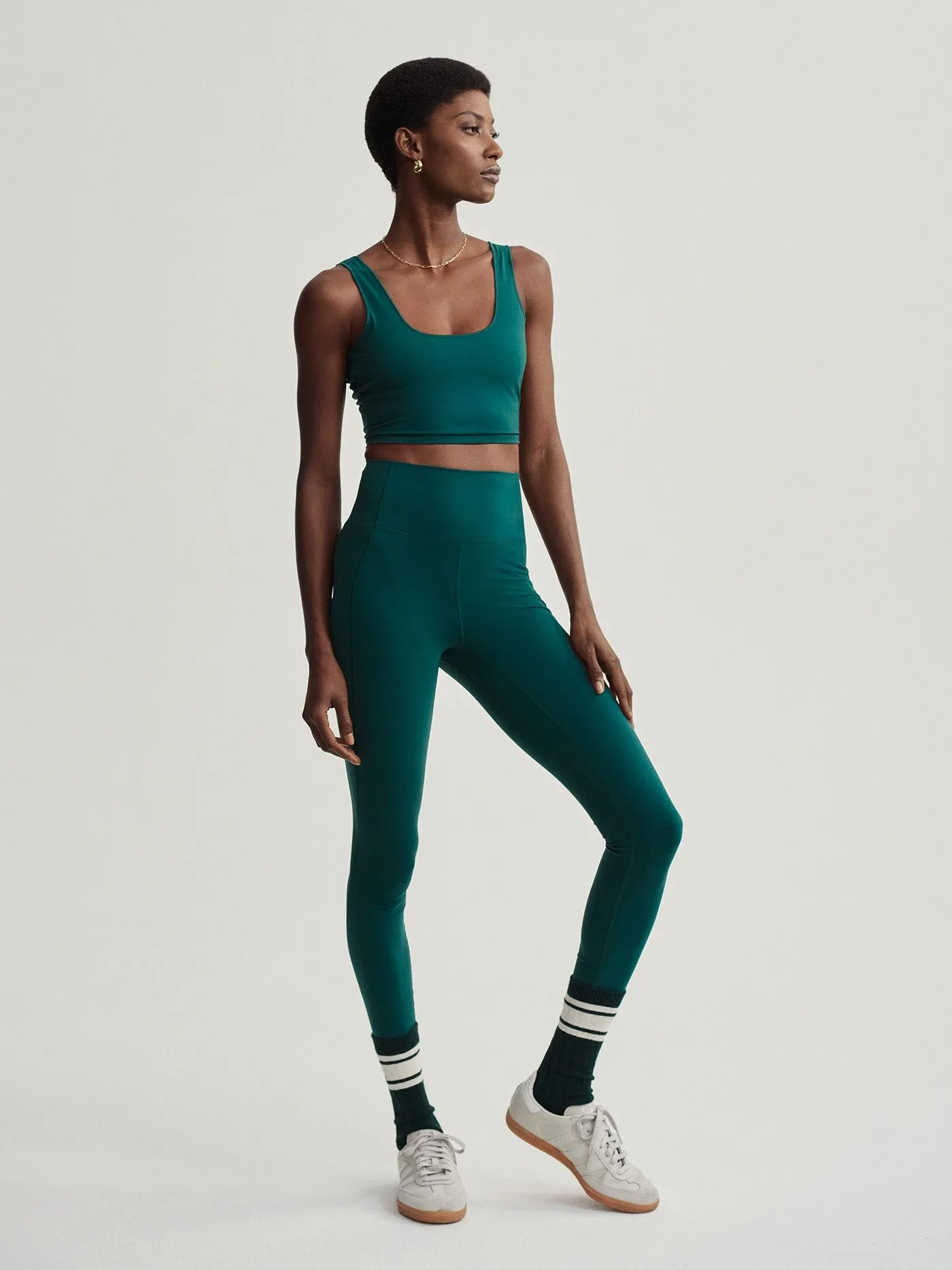 Varley Shape High Pocket Legging 25" in Conifer