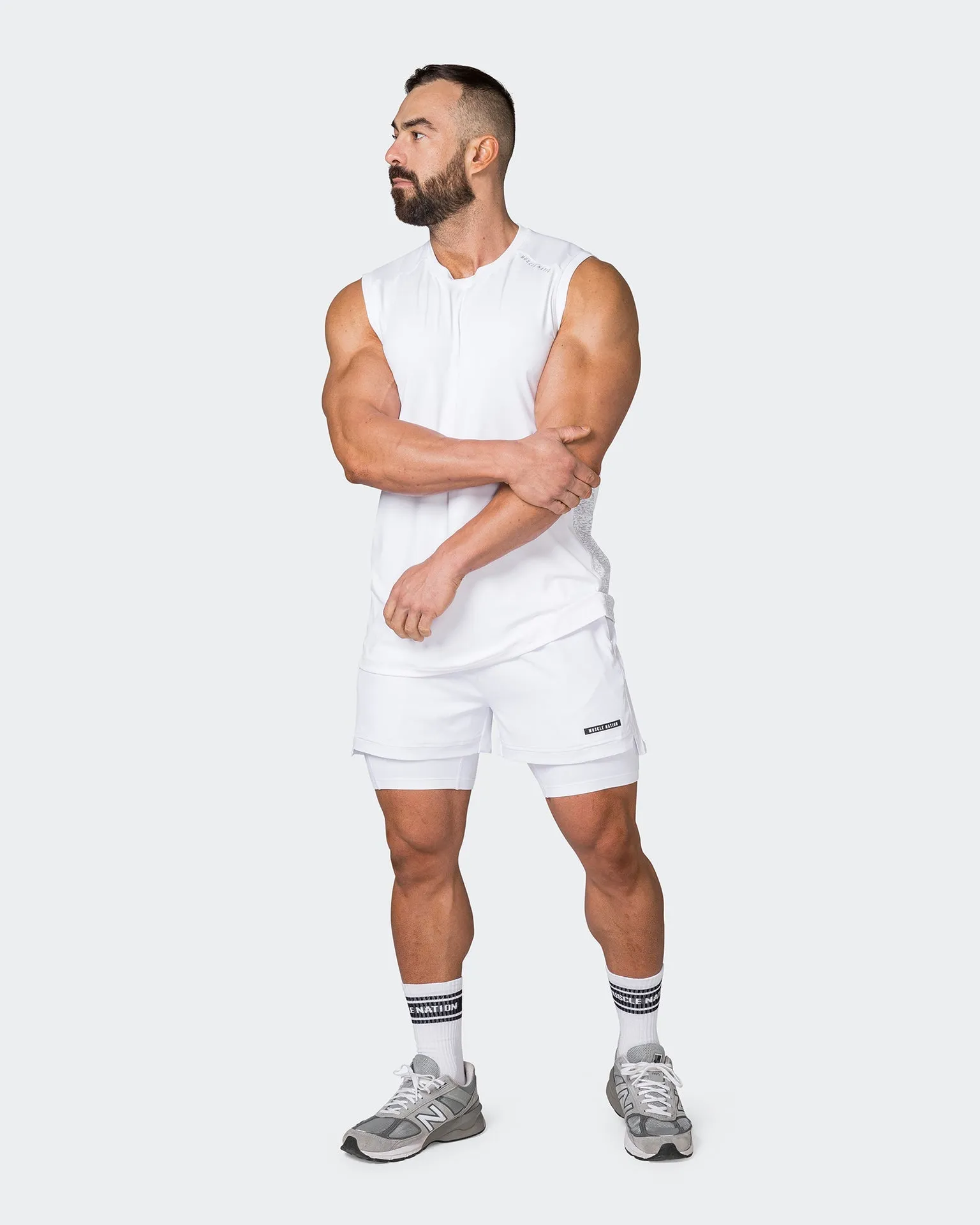 Vigour Training Shorts - White