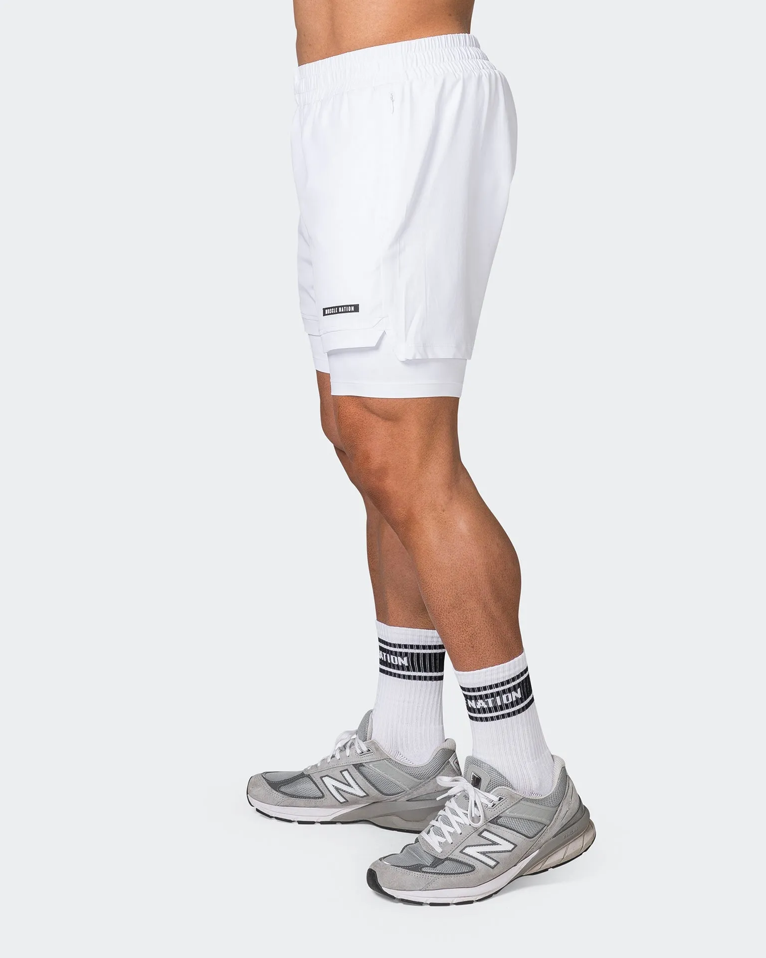 Vigour Training Shorts - White