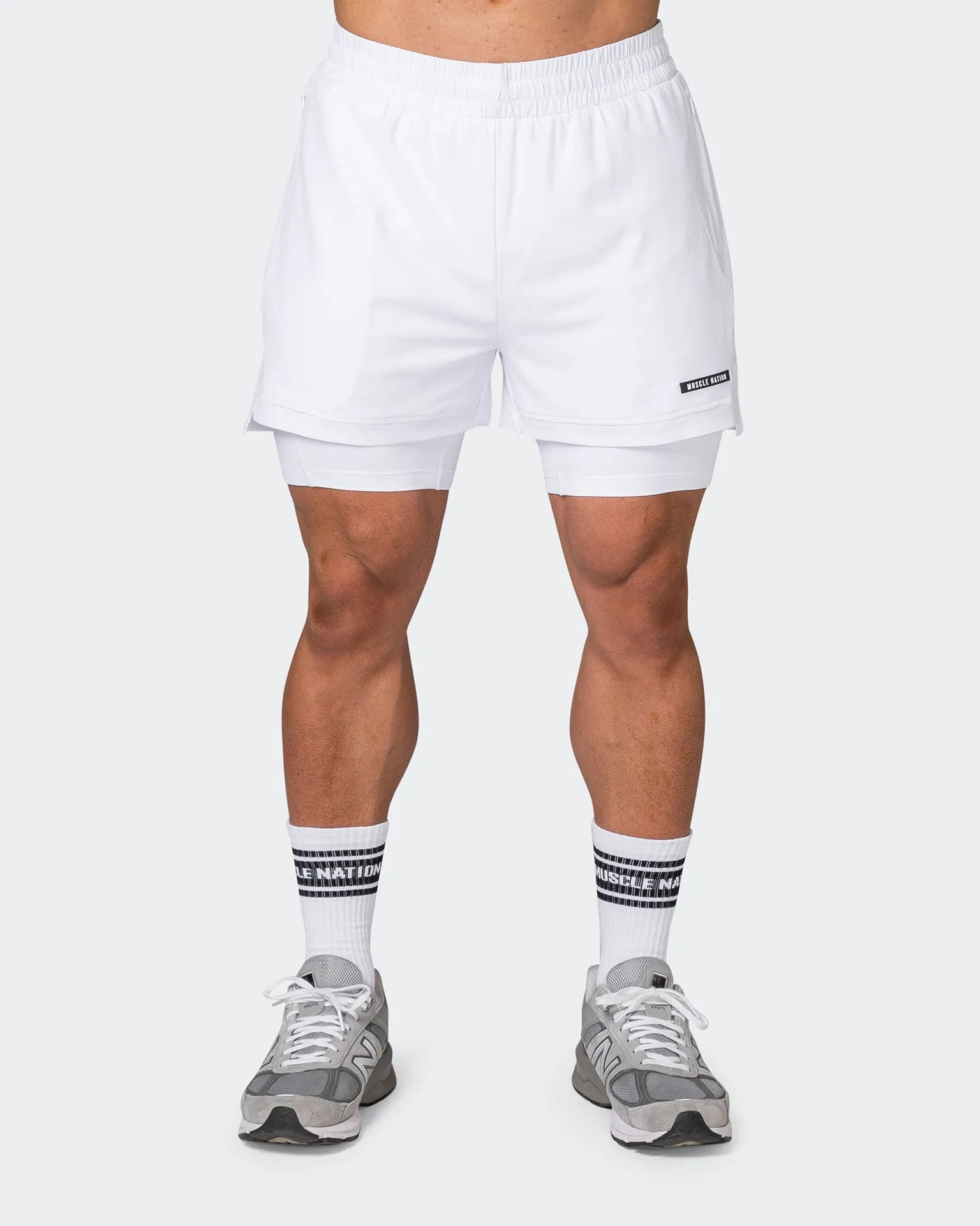 Vigour Training Shorts - White