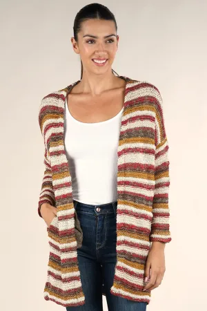 Vintage Love Striped Cardigan