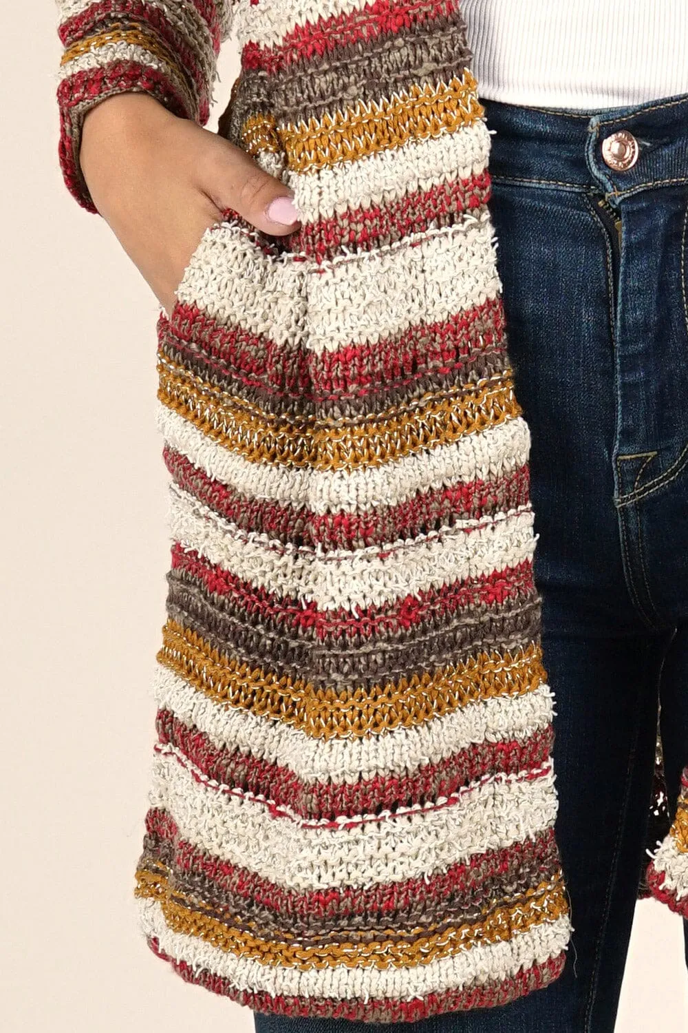 Vintage Love Striped Cardigan