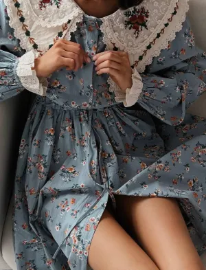Vintage-Style Floral Dress