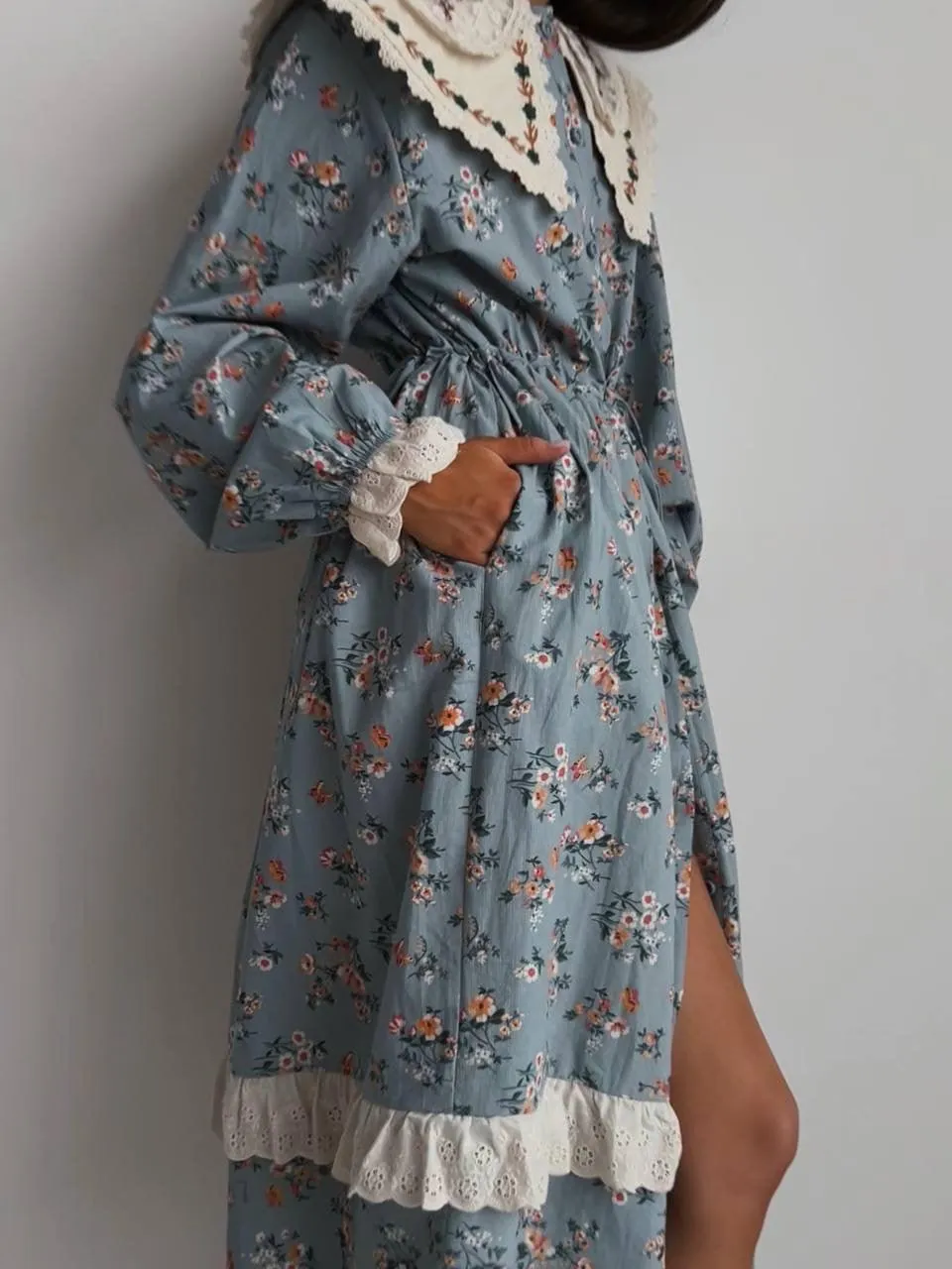 Vintage-Style Floral Dress