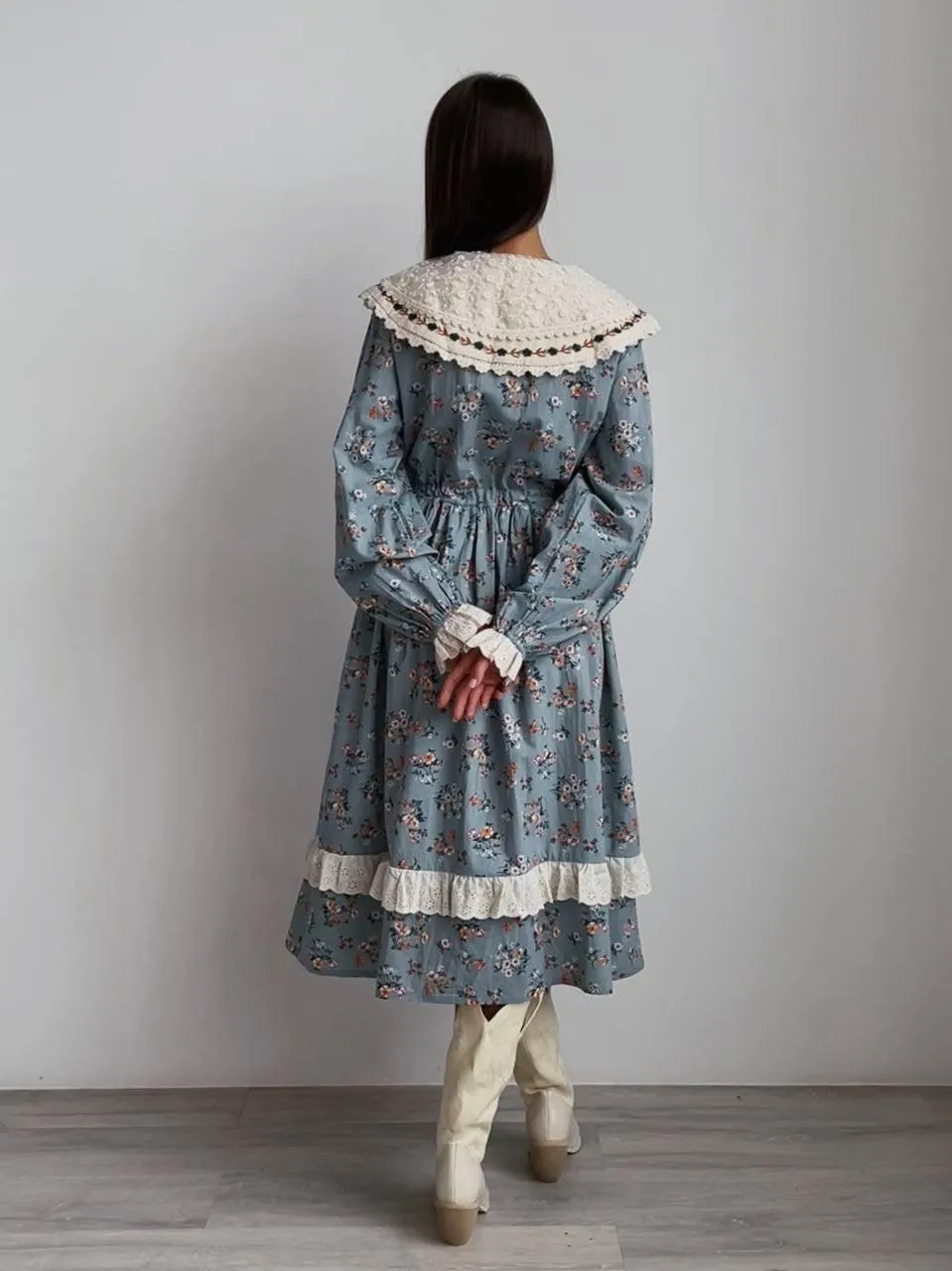 Vintage-Style Floral Dress