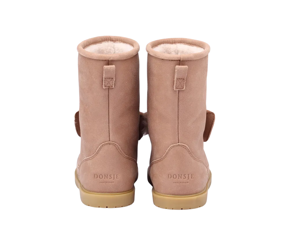 Wadudu Exclusive Boots | Fluffy Bunny | Hazelnut Leather
