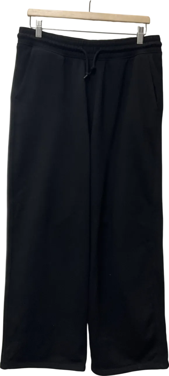 Weekday Black Relaxed Heavyweight Sweatpants UK M