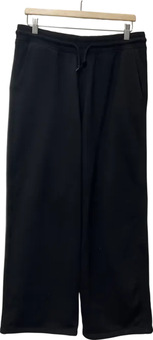 Weekday Black Relaxed Heavyweight Sweatpants UK M