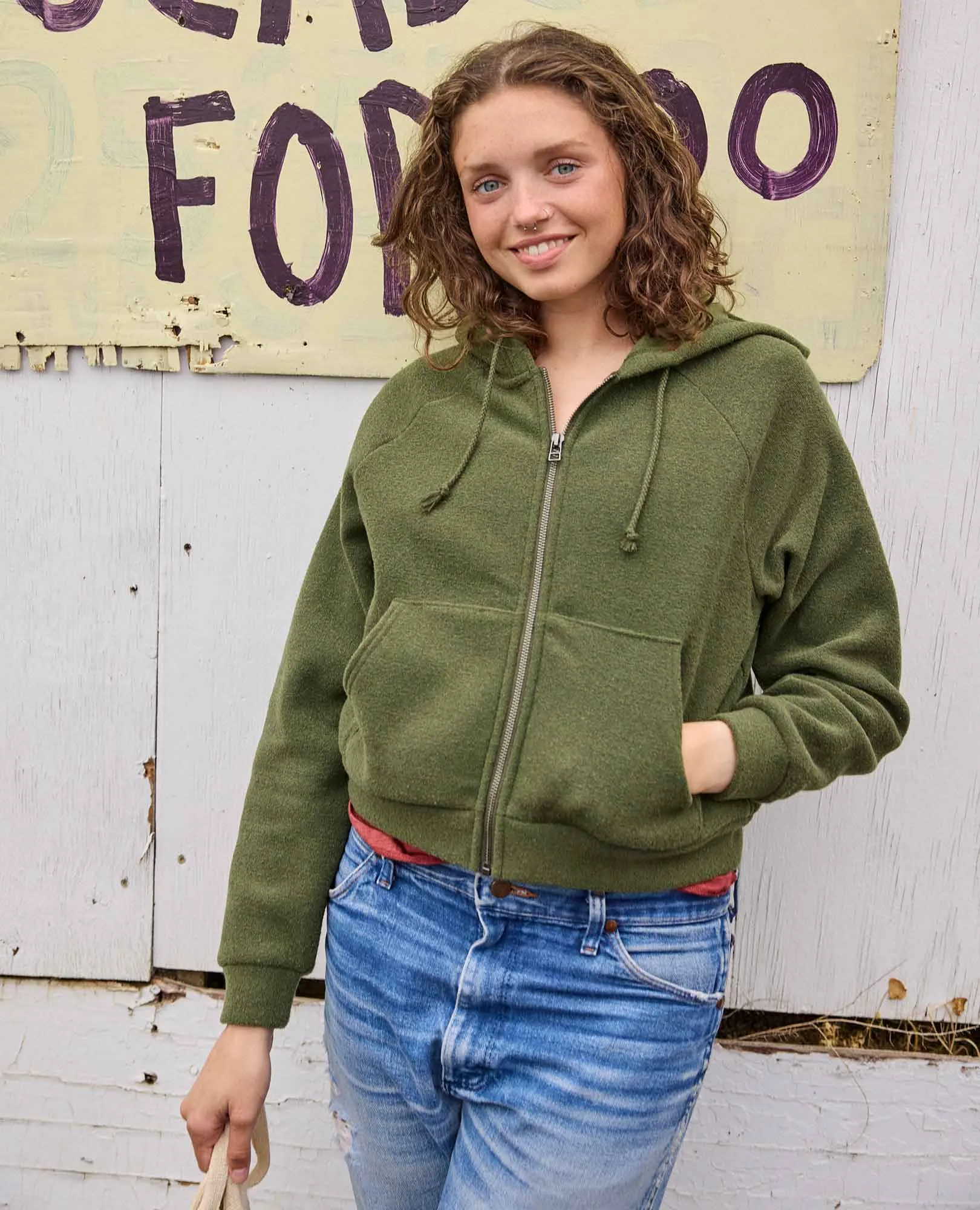 Whitney Terry Zip Hoodie