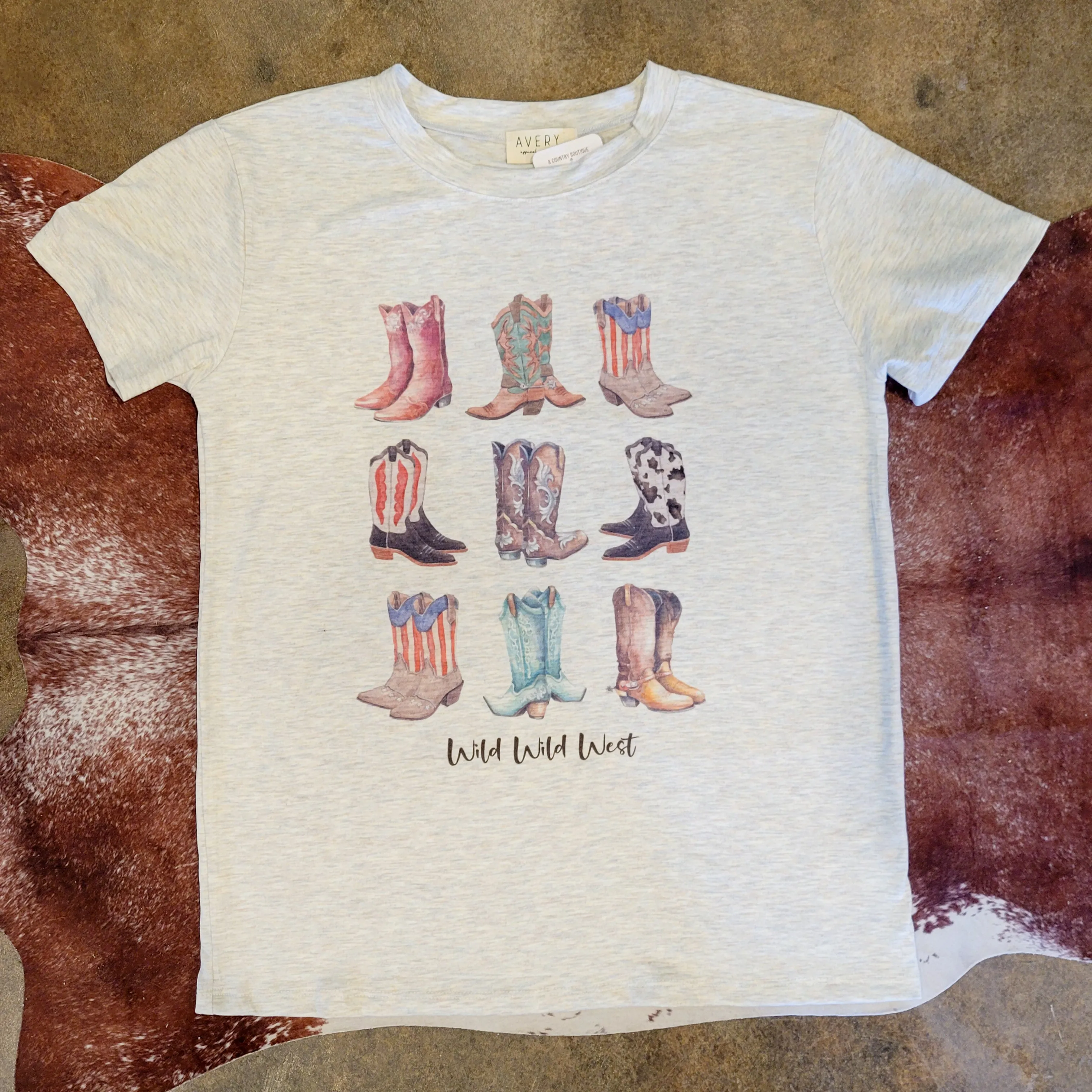 Wild Wild West Boots Tee