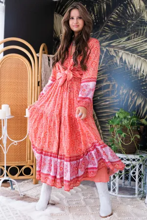 Wild Willow Maxi Skirt - Strawberry Fields