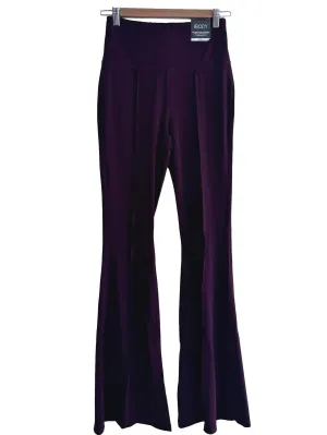 Wine Red Yoga Flare Pants
