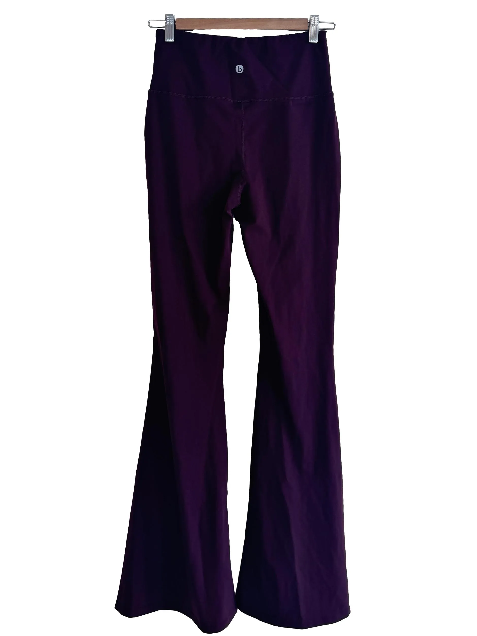 Wine Red Yoga Flare Pants