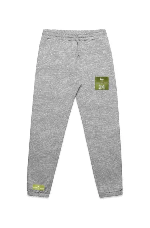WOLFPACK UNLTD PREMIUM STENCIL TRACK PANTS | ATHLETIC GREY