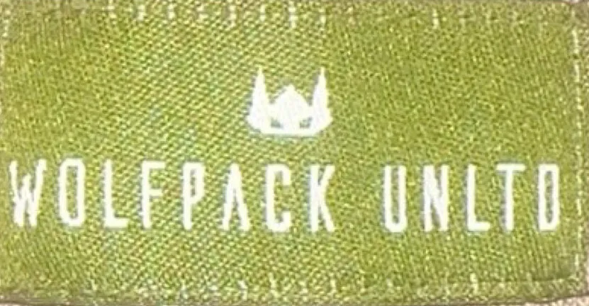 WOLFPACK UNLTD PREMIUM STENCIL TRACK PANTS | BLACK